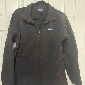 Patagonia Black Fleece Quarter - Zip Pullover